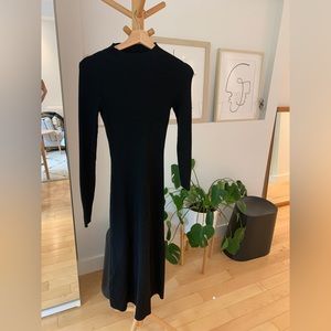 Mango Knitted Perkins Neck Dress